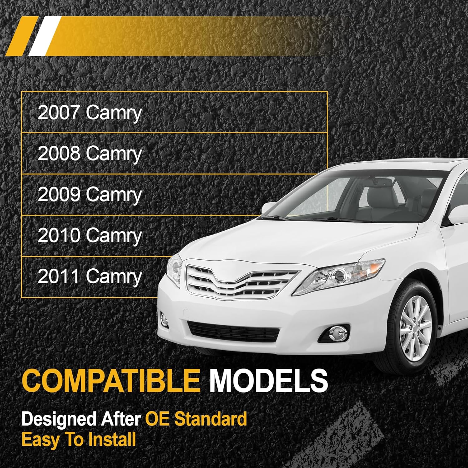 Overhead Console Dome Lamp Assembly Compatible with 2007‑2011 Camry Part Number 63650‑33271‑E0