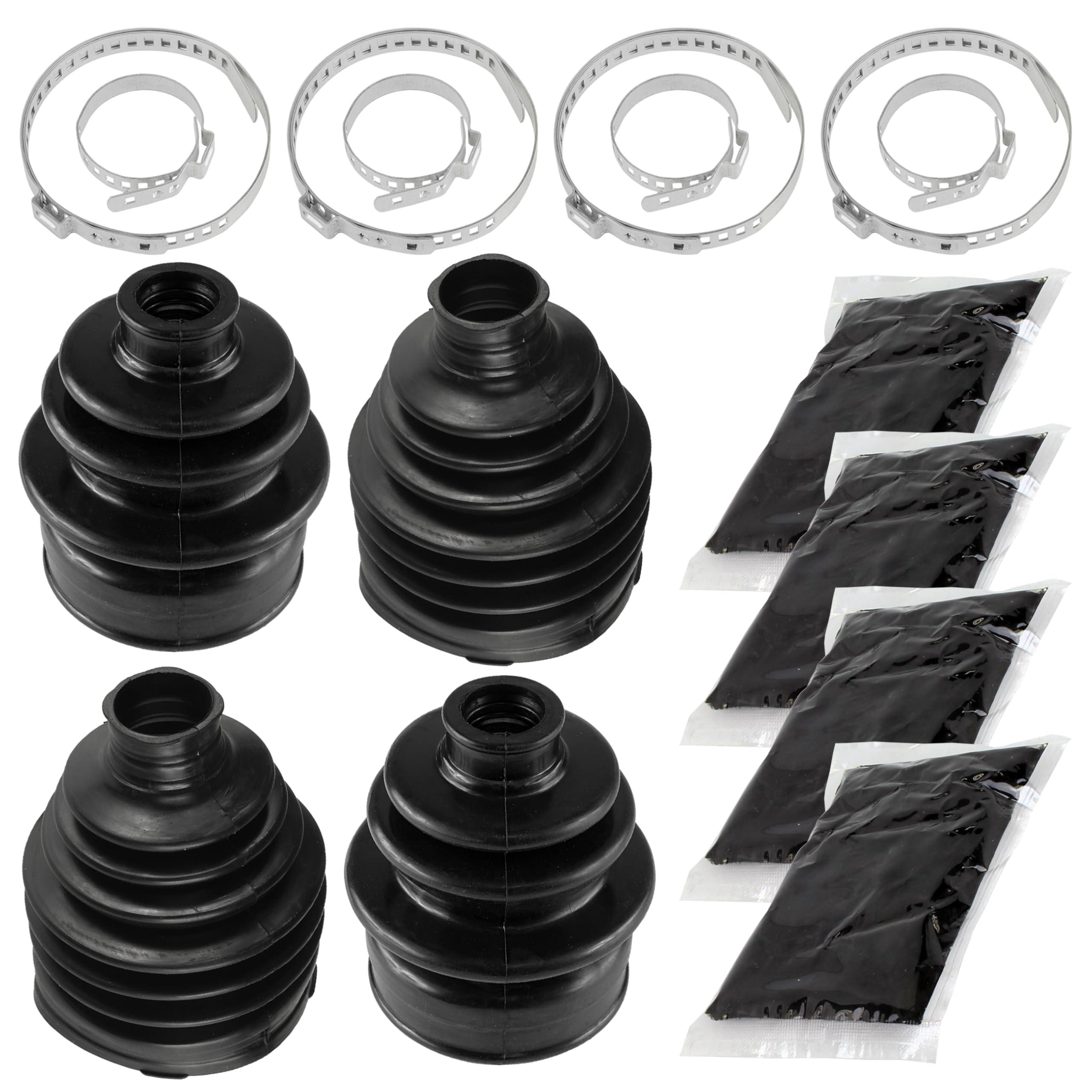 Amazon.com: Caltric 2 Rear Axle Outer And Inner CV Boot Kit