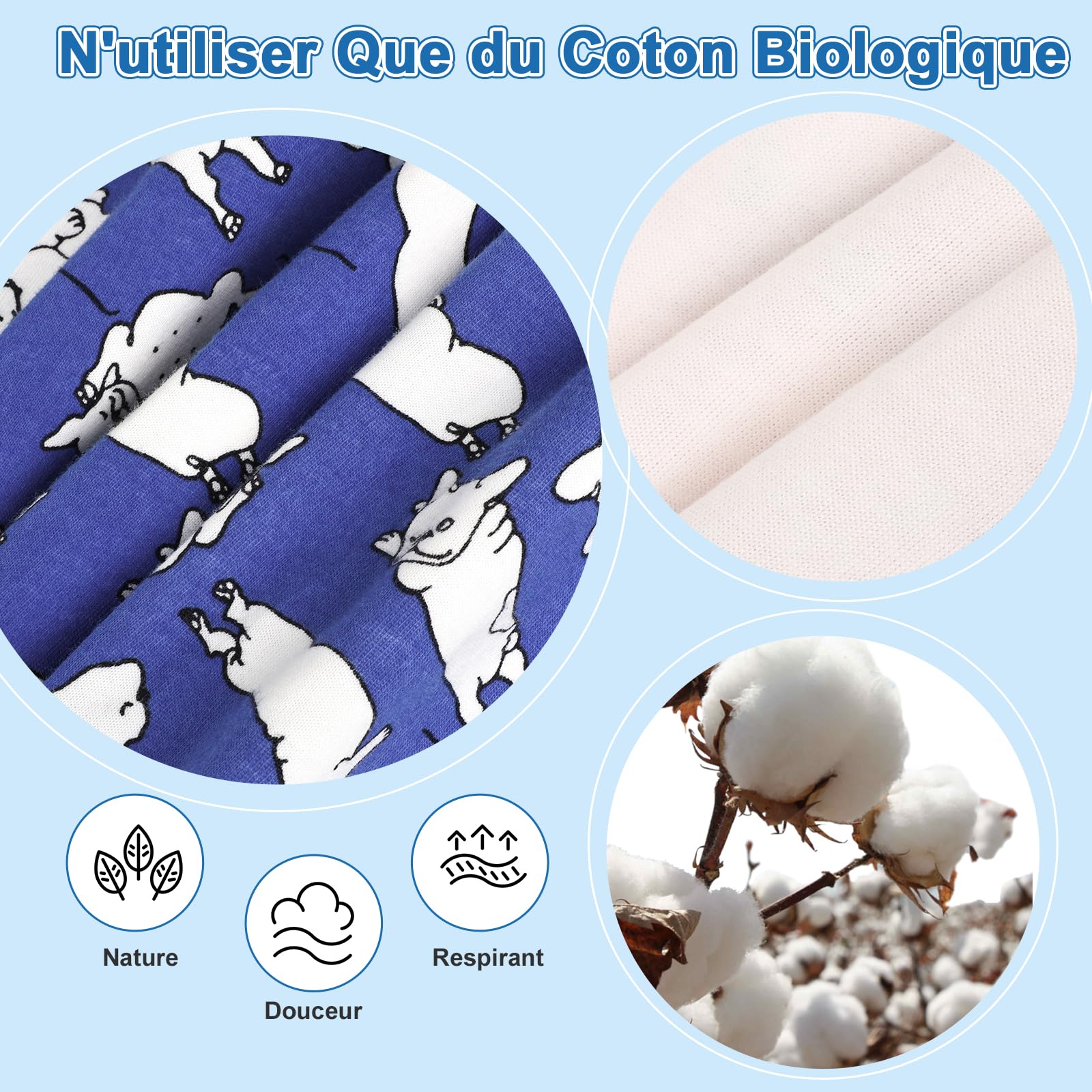 FLYISH DIRECT Pantalon d'apprentissage Propreté, 2 Paires de Couches-culottes Absorbantes, Culotte Apprentissage Garçons, Culotte Enfant Apprentissage en Coton Réutilisable, 5-7 Ans, Dino & Chien, L