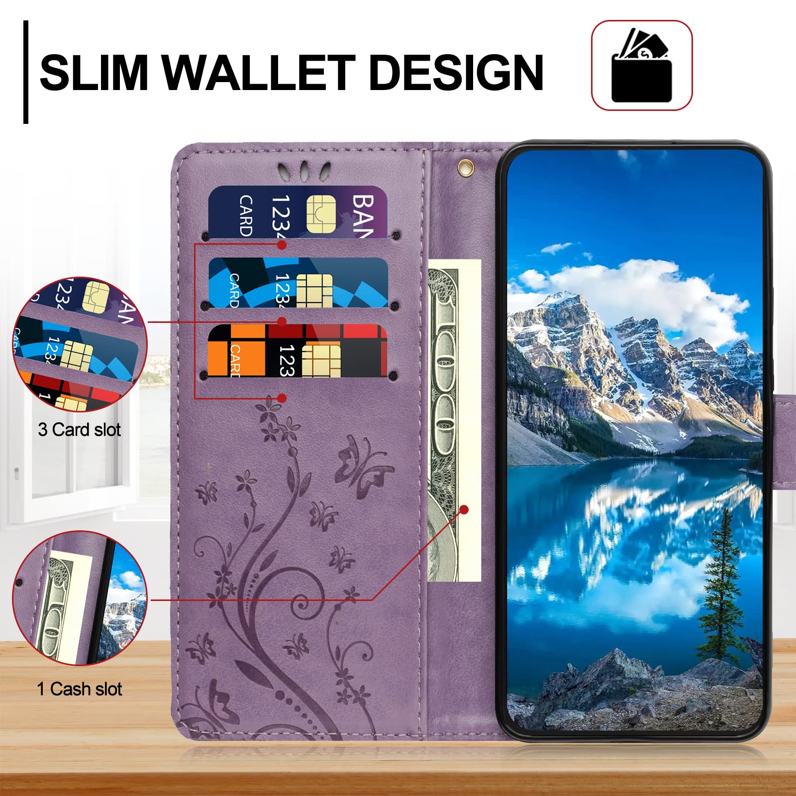 Custodia Portafoglio Per Xiaomi Redmi Note 12S – Cover A Libro In Pelle Con Disegno Gatto E Cane, Grigio, Antiurto - 6
