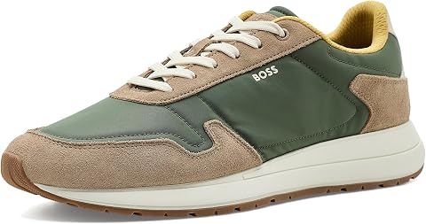 Мужские кроссовки BOSS Vinston Low Profile, цвет: Зелёный