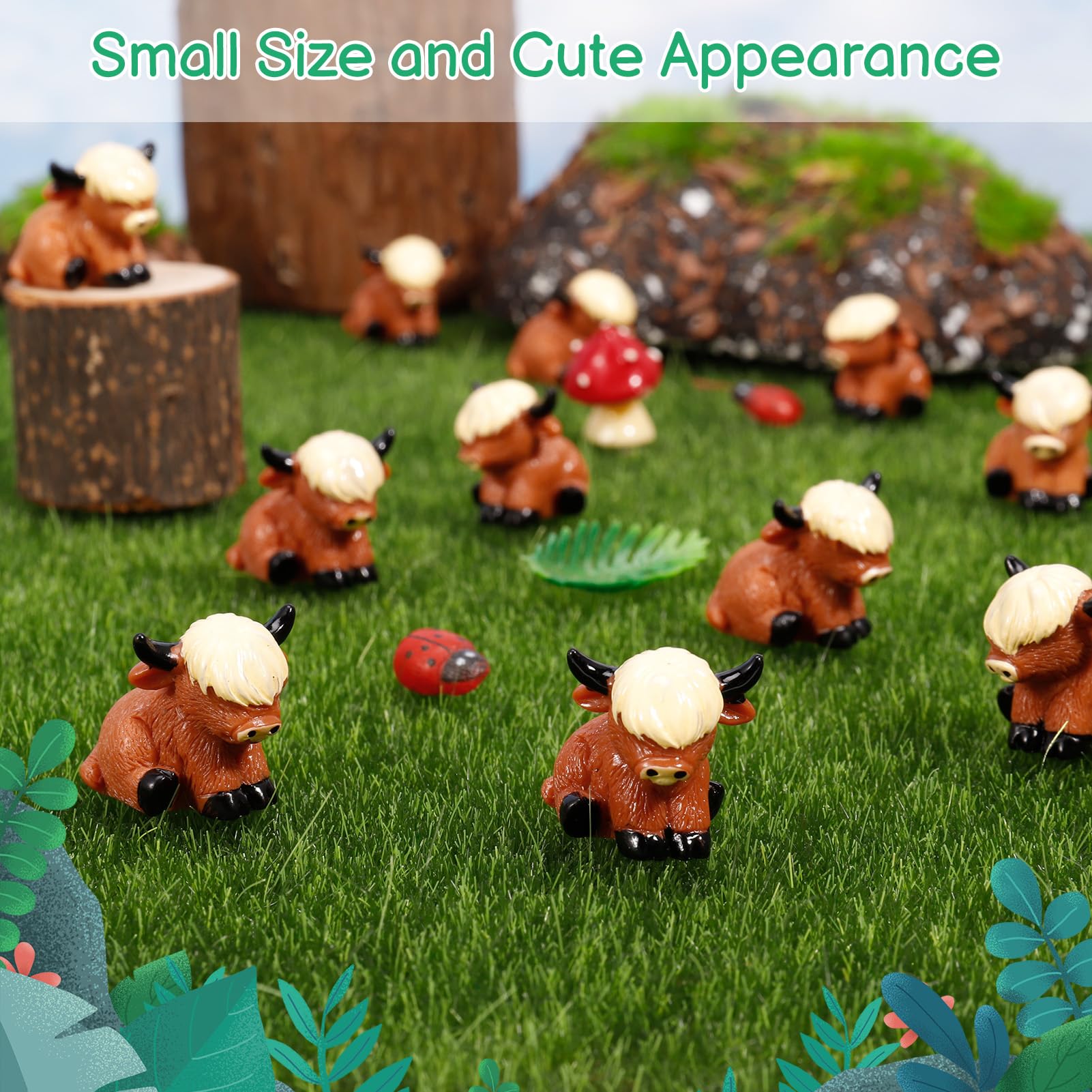 ミニチュア牛オーナメントセット Amazon.co.jp: GAROZATION 4個ミニチュア牛置物 リアルな牛の