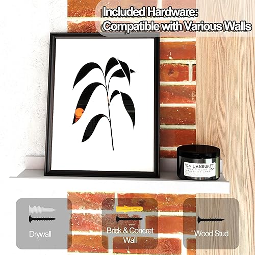 Miniatura 6 de Estantes flotantes blancos para decoración de pared, estante de almacenamiento de madera montado en la pared para dormitorio, sala de estar, baño,