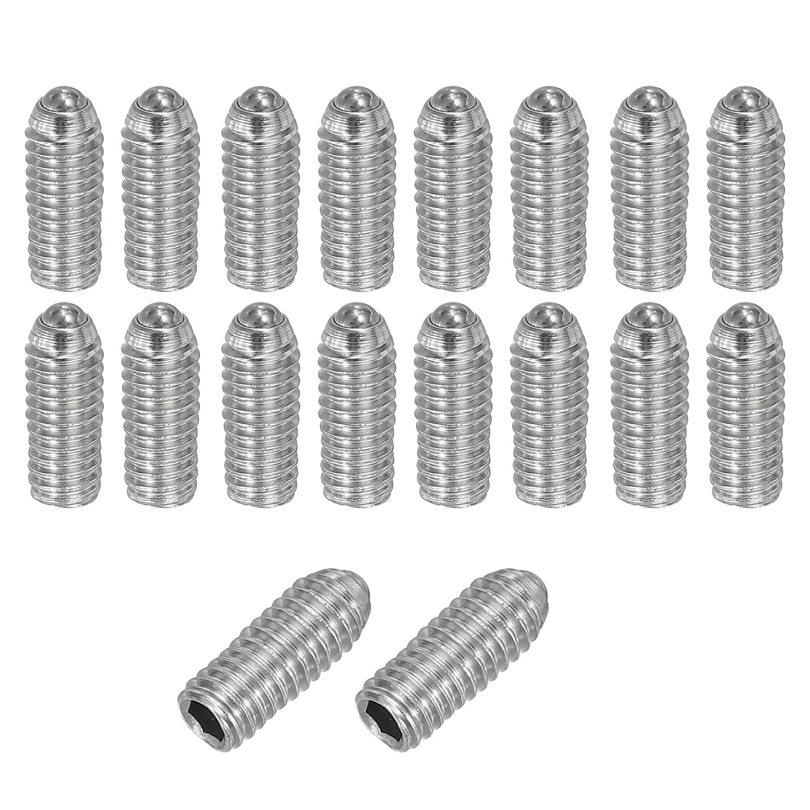 PATIKIL M4x10mm Ball Point Set Screws