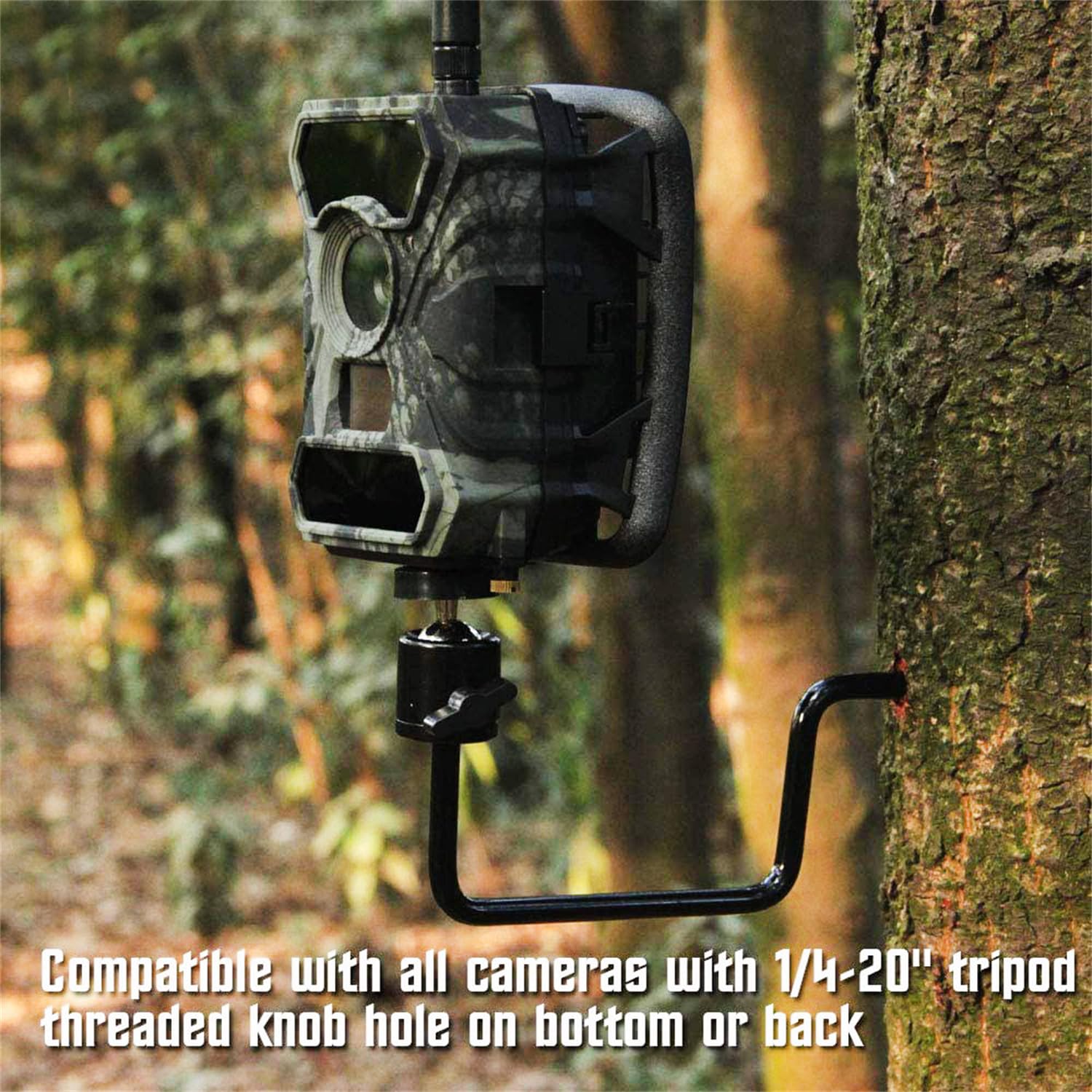 Lot De 4 Supports De Fixation Réglables Pour Caméra D'extérieur Avec