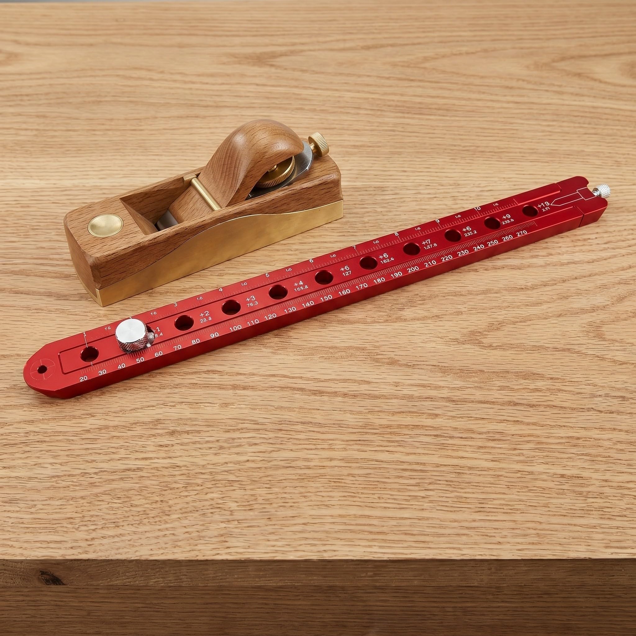 Brújula Portátil y Fácil de Instalar Ajustable de Aleación de Aluminio para Carpintería y Metalurgia Adecuado para Proyectos de Trabajo en Madera y Metal