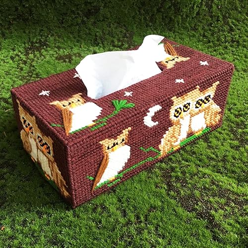 Miniatura 6 de Tosnail 100 hojas de malla de plástico transparente de 3.9 x 3.9in para bordar manualidades