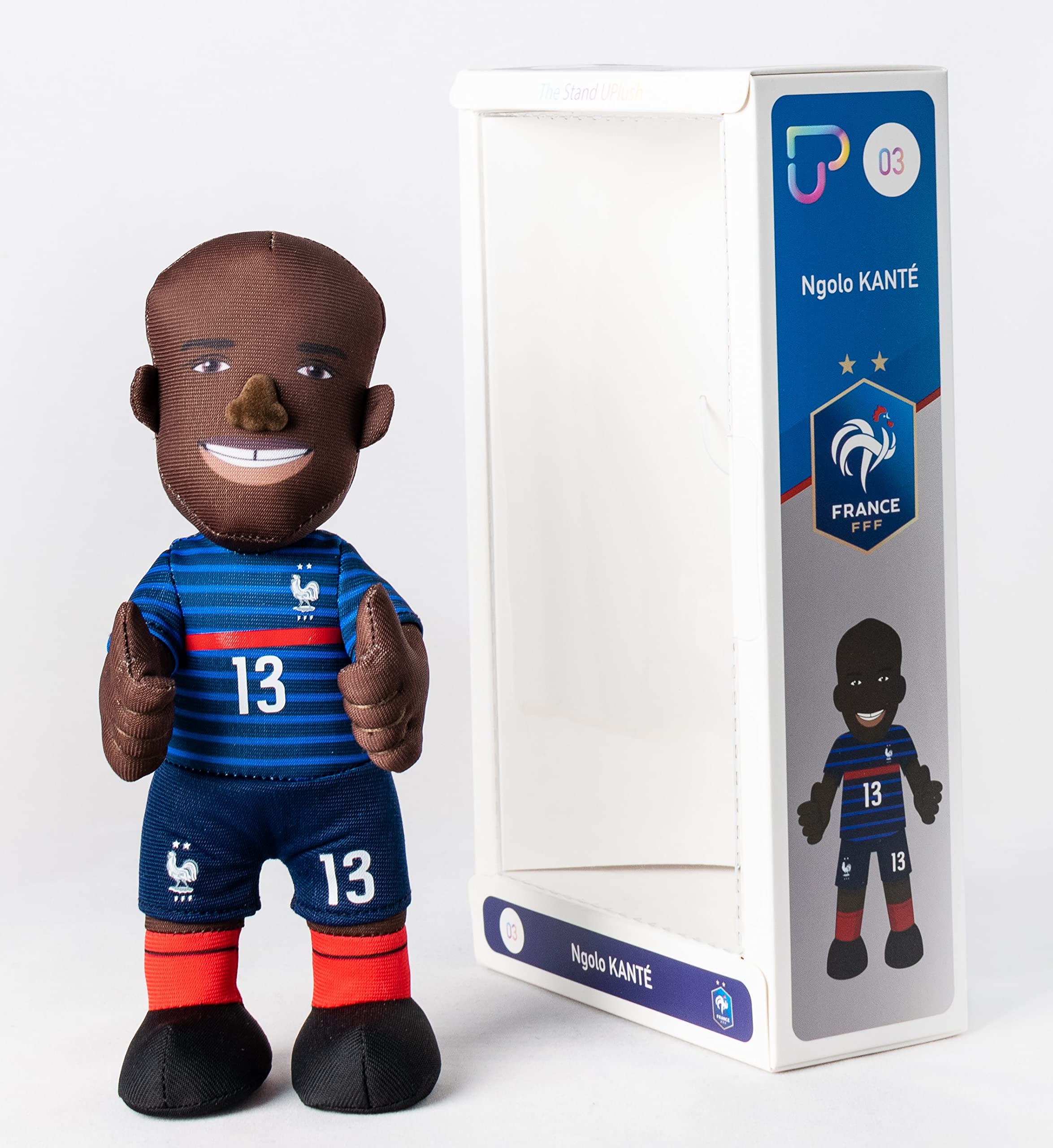 Poupluche FFF Official Collection 'N'Golo Kanté 20 cm French Football Team Official Collection