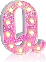 Vista 132 de Foaky LED Letter Lights Sign Marquee Light Up Letters Sign for Night Light Wedding/Birthday Party Battery Powered Christmas Lamp Home Bar
