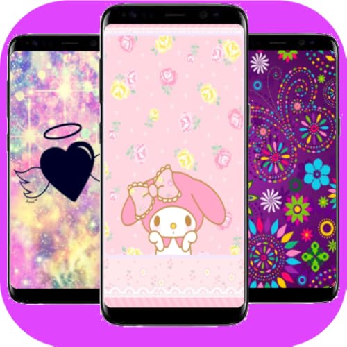 Wallpapers for girls:Cute glitter backgrounds & lock screens
