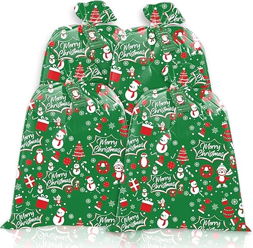 Miniatura 8 de HYmoso Bolsas de regalo de Navidad extragrandes, 4 bolsas de regalo de bicicleta jumbo para regalos de Navidad gigantes de gran tamaño, bolsa de