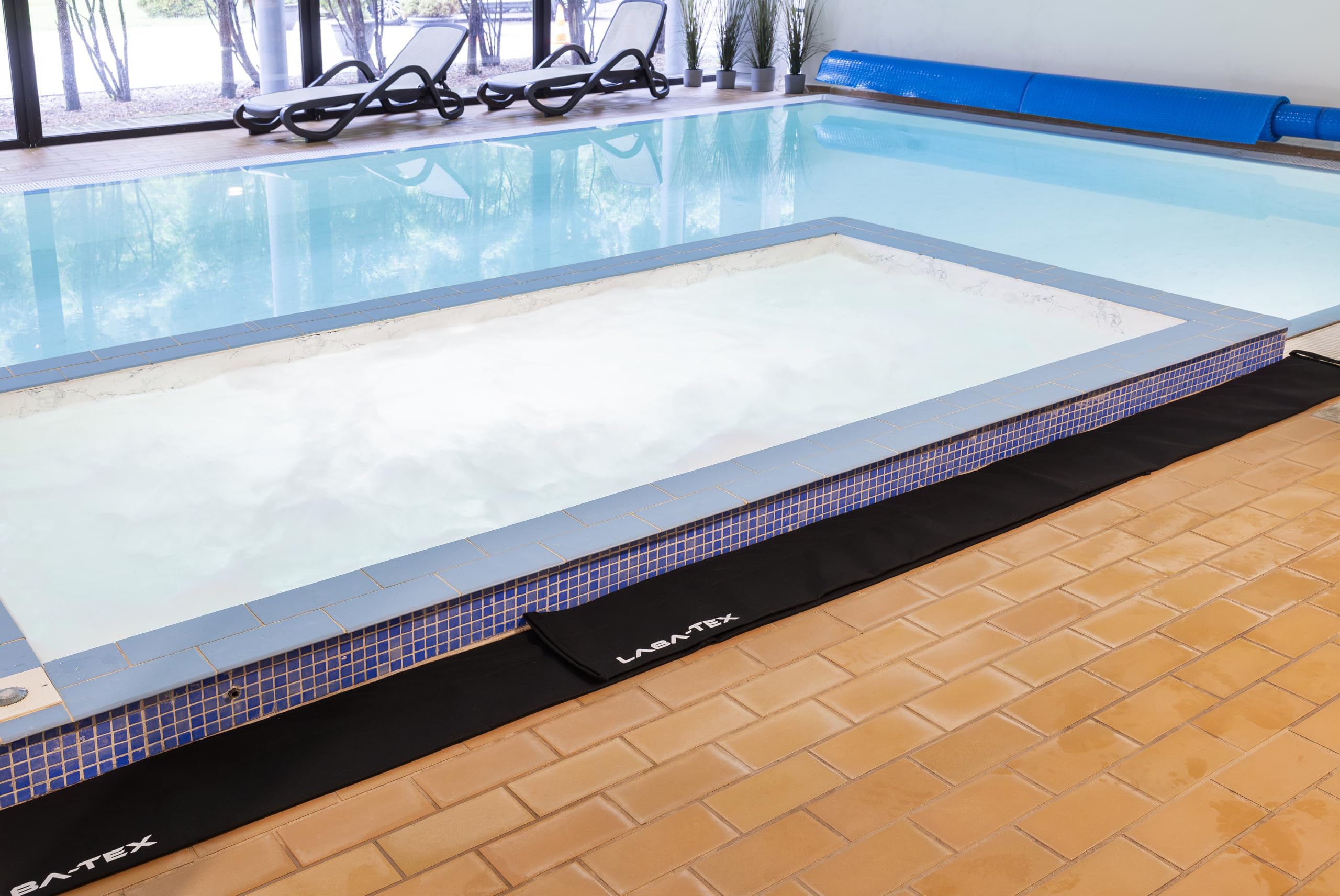 Barriere Antiallagamento Attivate dall’Acqua, Nessuna Preparazione, Protezione Rapida da Perdite & Allagamenti per Porte, Finestre, Garage, 2 Pezzi (150 × 25 cm) Assorbe fino a 15 L/Grigio, MONOUSO