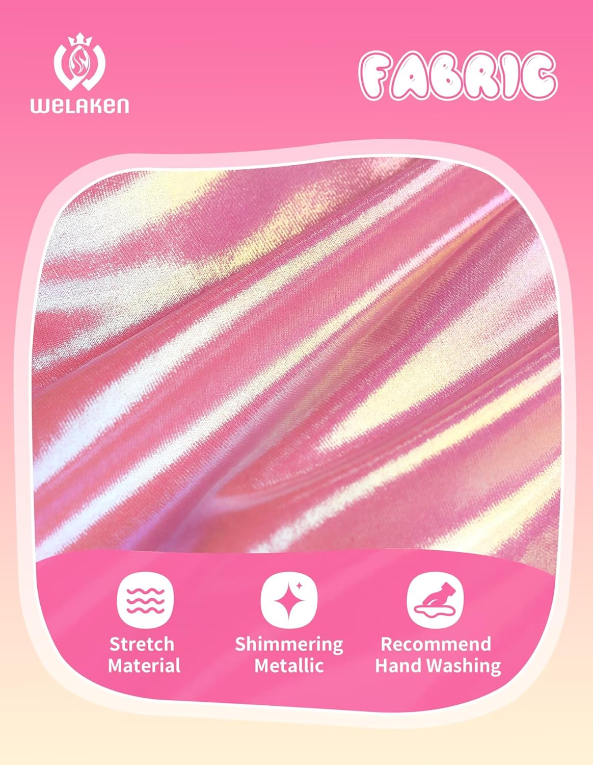 Girls Metallic Shorts Kids Shiny Hot Pants Elastic Waistband Shorts with Pockets - Image 5