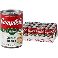 Vista 11 de Campbell's Sopa condensada de fideos de pollo con un 25% menos de sodio, lata de 10.75 onzas (paquete de 5)