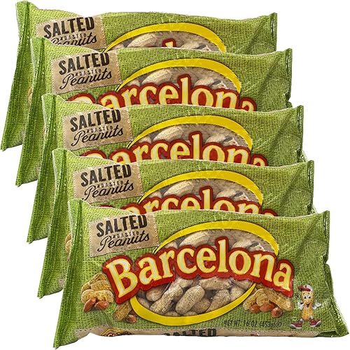 Miniatura 6 de Barcelona Nut Inshell Cacahuetes Salados y Secos Asados Bolsas  A Granel 5 Libras  En Shell Para Humanos  Cacahuetes Jumbo Enteros  In the Shell