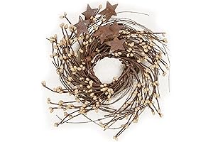 Pip and Twig with Rusty Star Wreath