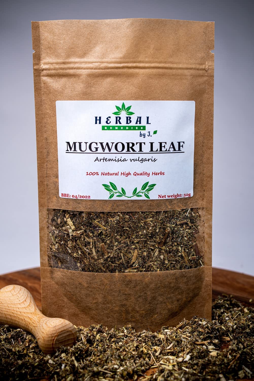 Mugwort Tea Dried Pure Loose Leaves/Artemisia Vulgaris - Herbal Remedies by J. - Bylica pospolita
