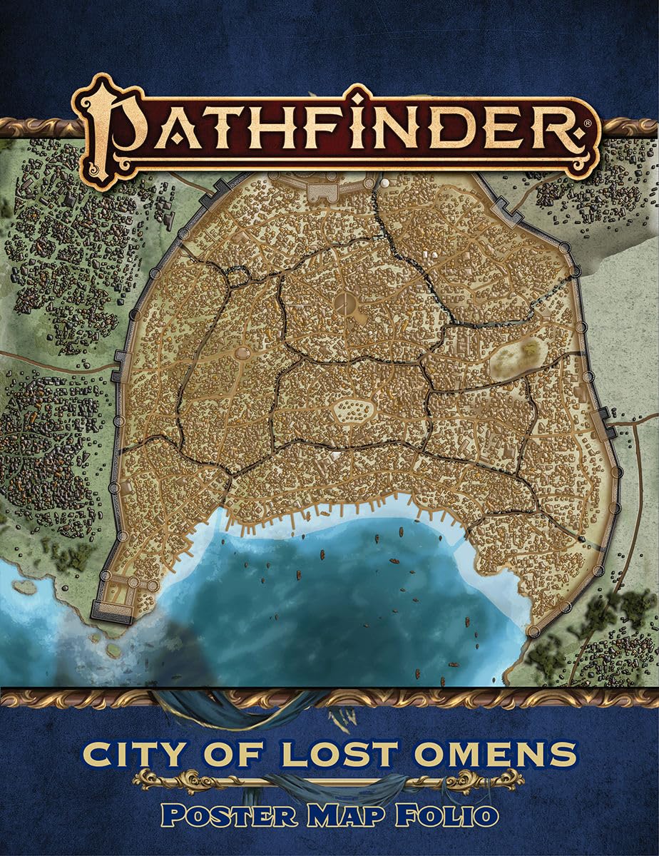Pathfinder City of Lost Omens Map Folio pour vos soirées jeux de rôle