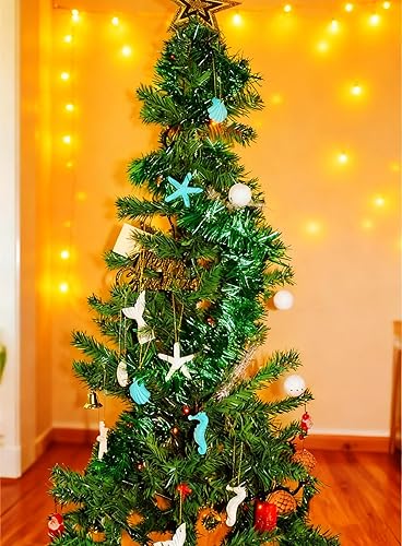 Miniatura 5 de 40 adornos colgantes de resina con temática oceánica para fiestas de verano, playa, boda, árbol de Navidad, decoración del hogar y proyectos de