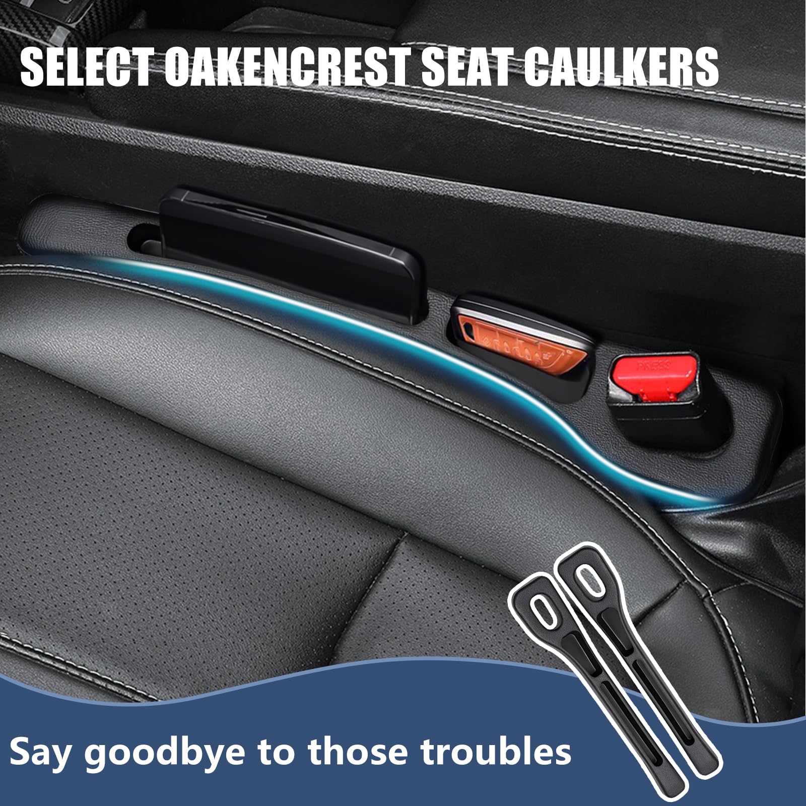 2PCS Tapón de Espacio de Asiento de Coche, Relleno para el Espacio del Asiento del Automóvil Relleno de Tapon Espacio Asiento Coche, Relleno de Tapon Espacio Asiento Coche para Coches, SUV
