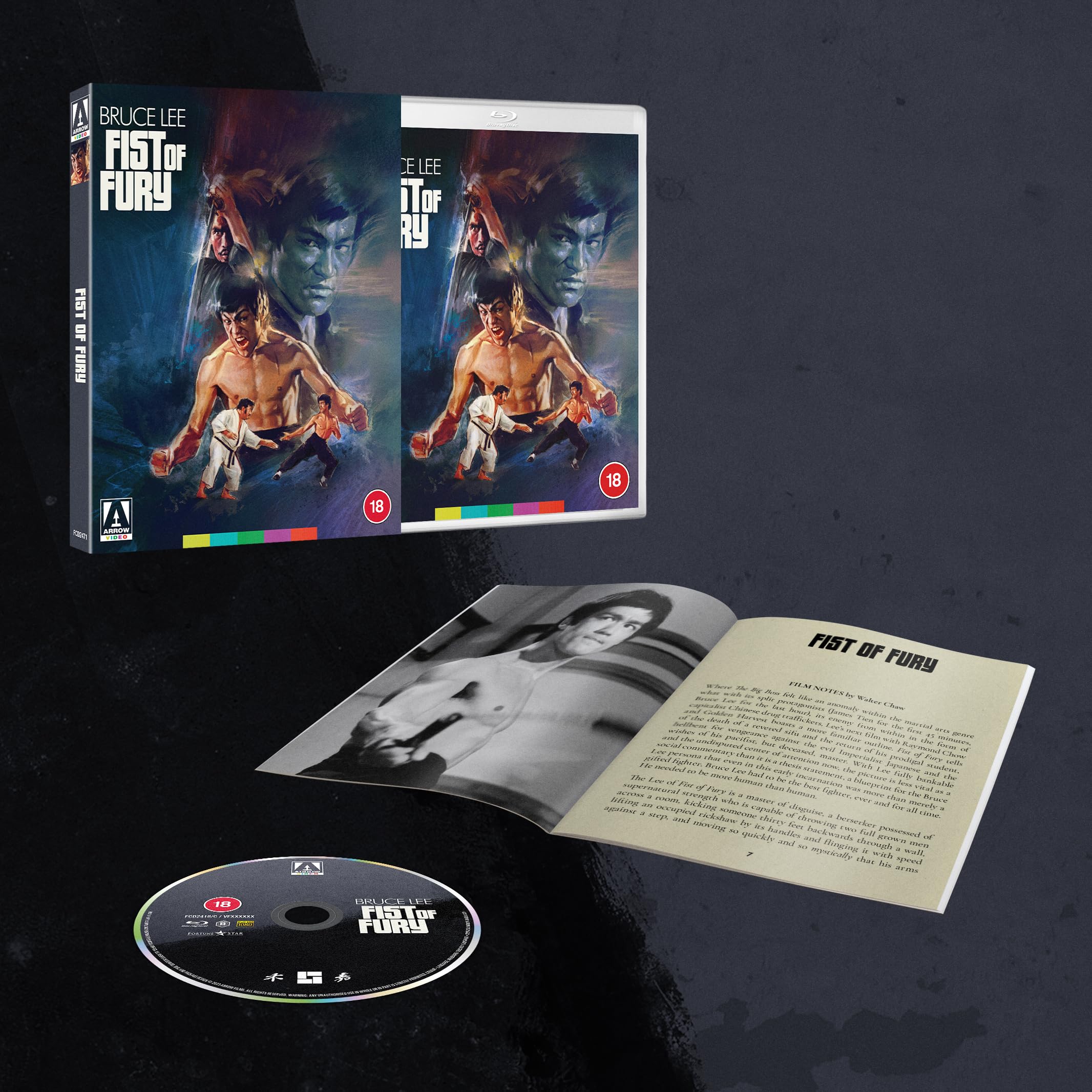 Arrow Video Fist of Fury Limited Edition Blu-ray [Region B]