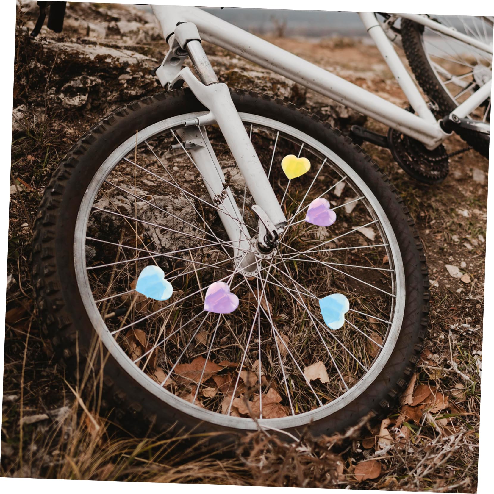 Totority Bike Spoke Beads Decor 30pcs Wheel Spoke Clips for Children's Bike Decor