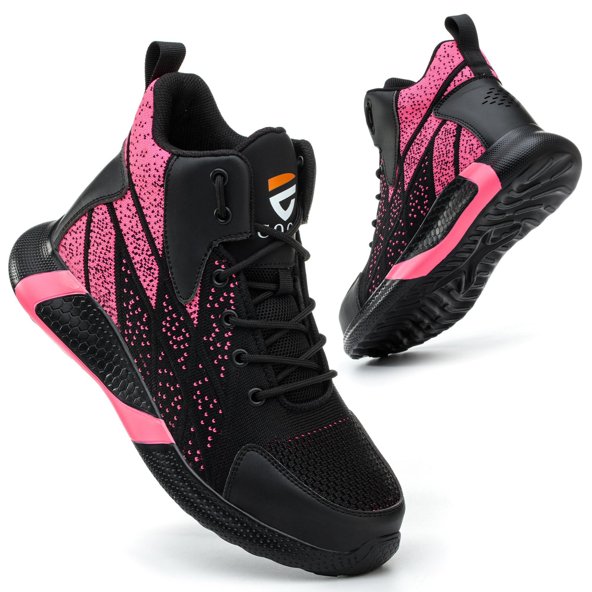 Chaussures de Sécurité Hommes Femme Légère Basket de Securite Montante Respirante Confortable Chaussures de Travail Embout Acier Protection