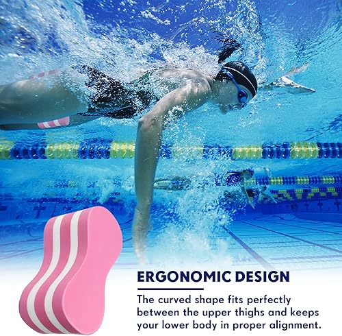 Miniatura 5 de Junkin 2 piezas de 5 capas de natación boya EVA flotador de pierna flotador de natación accesorios de natación piscina equipo de ejercicio para