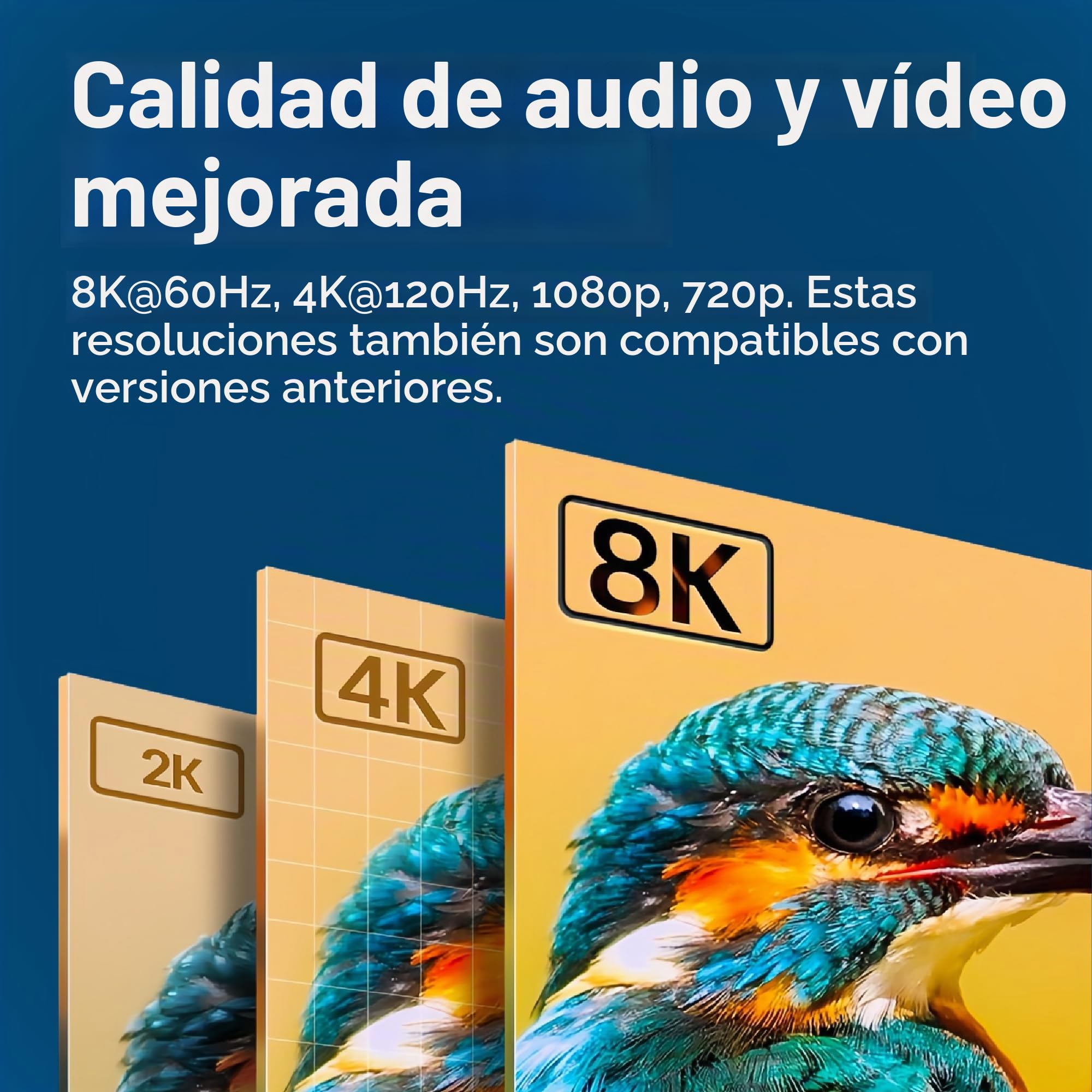 MMOBIEL HDMI 8K Cable de Fibra Óptica 15m - 48Gbps Ultra Alta Velocidad - 8K@60Hz, 4K@120Hz, HDR Dinámico, ARC/eARC, HDMI 2.1, HDCP 2.2/2.3 - Compatible con PS5/4, Xbox One, TV etc. - Negro
