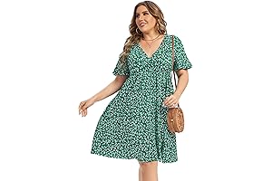 AMZ PLUS Women's Casual Spring Dress 2023
