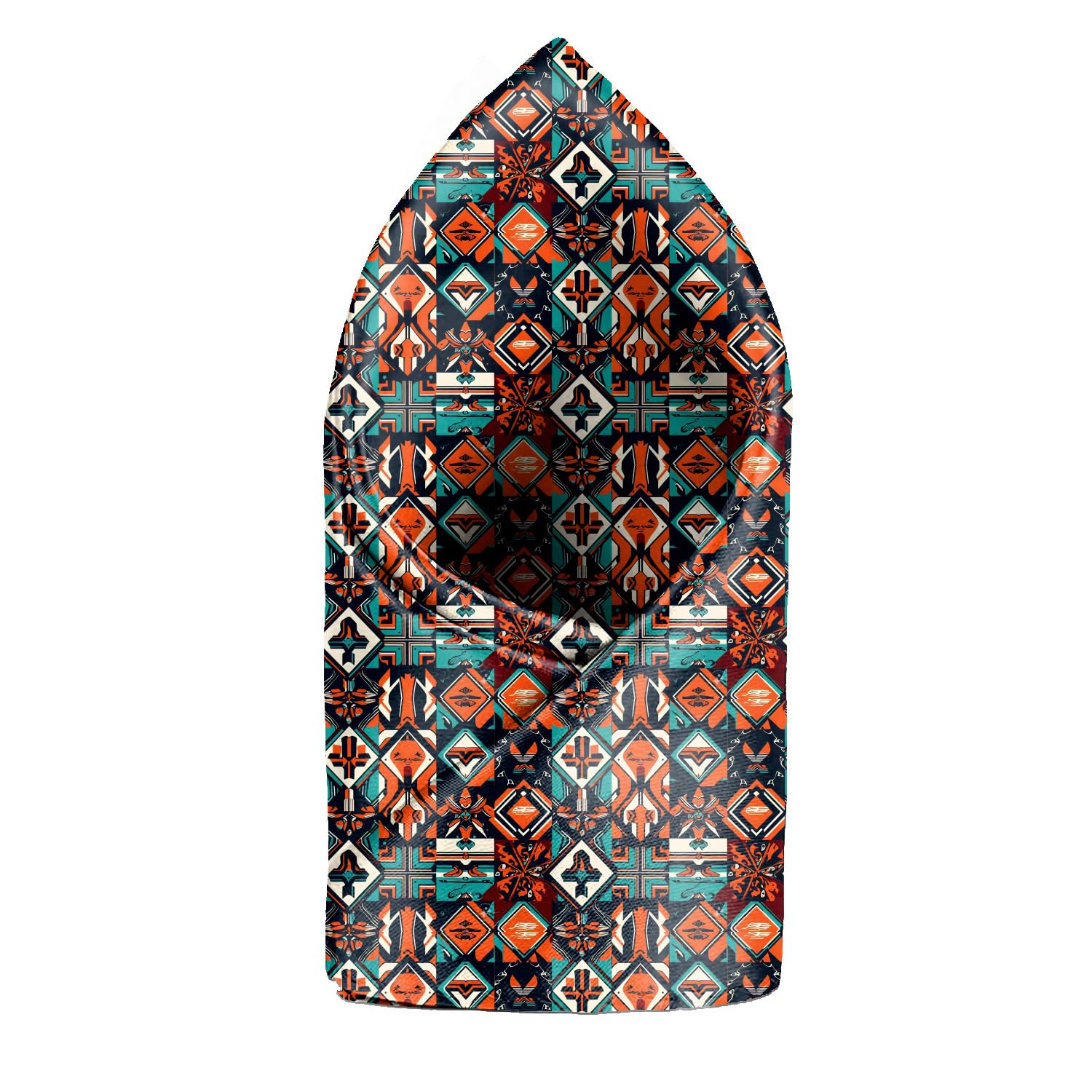 Terracotta Tiles Printed Pocket Square for Men-image-15