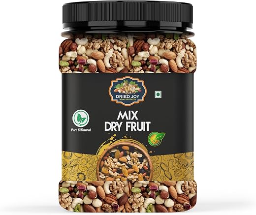 DRIED JOY Premium International Healthy Nutmix | Almonds | Black Raisins| Cashewnuts | Cranberries | Green Raisins | Pista...