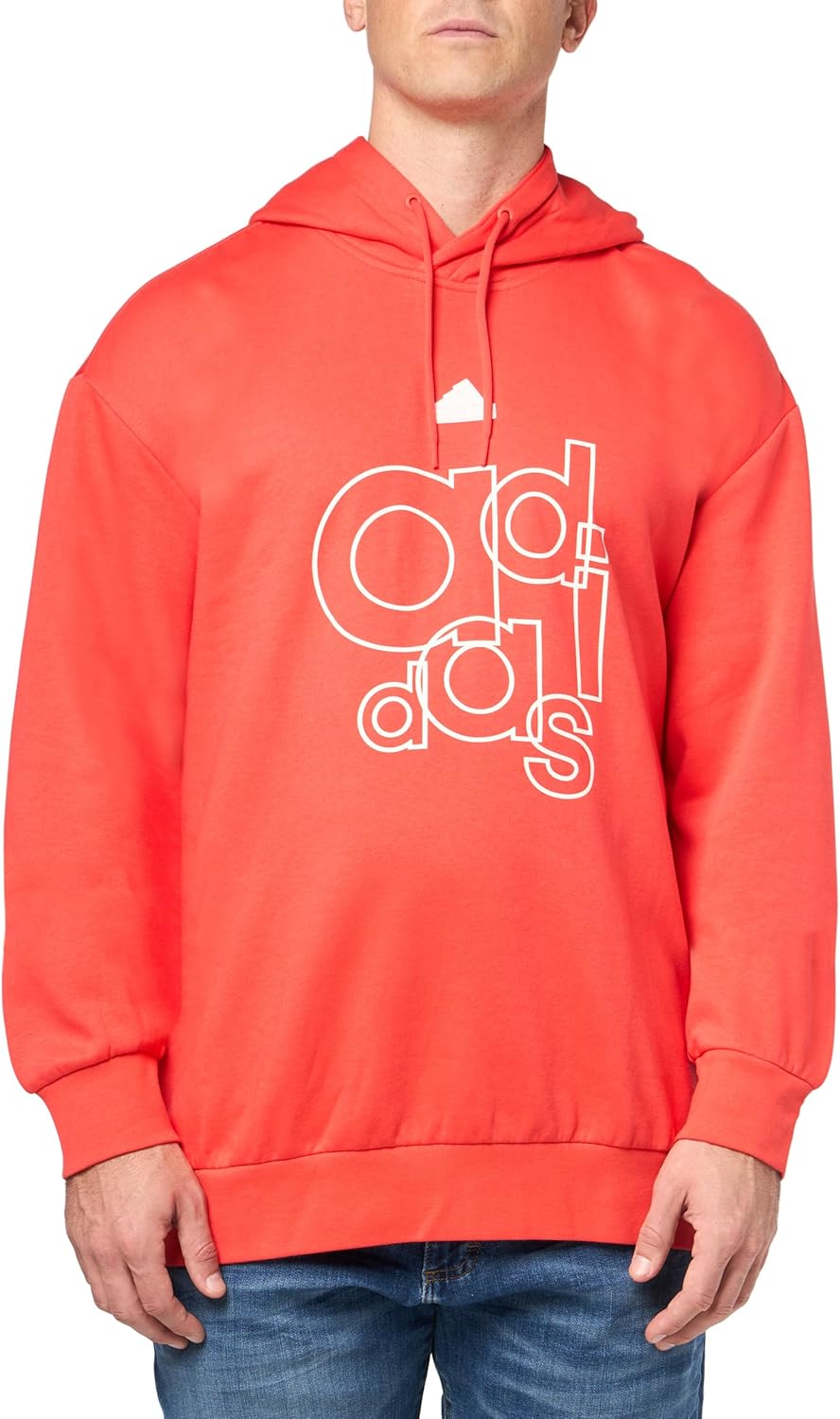 adidas Men's Graphic Printed Fleece Hoodie