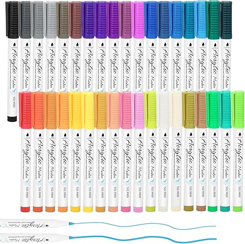 Juego de marcadores artísticos de punta fina con 36 colores clásicos marcadores permanentes de alcohol para adultos, niños, artistas, marcadores de