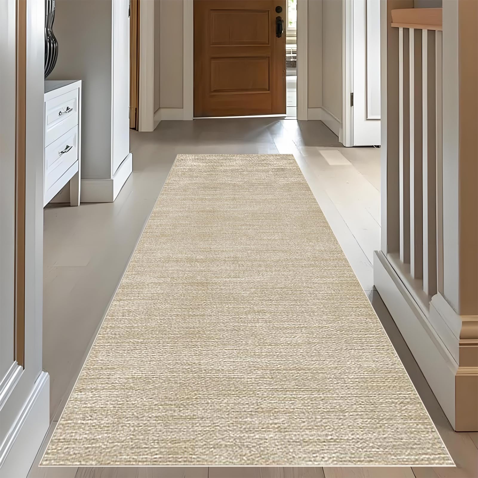 RxueSug Carpet Runners for Hallways Non Slip Long Washable Runner Rugs for Hallway 80 x 280 cm Non Slip Kitchen Runner Long Area Rug Absorbent Carpet Floor Mat Hall Runner Narrow Rugs