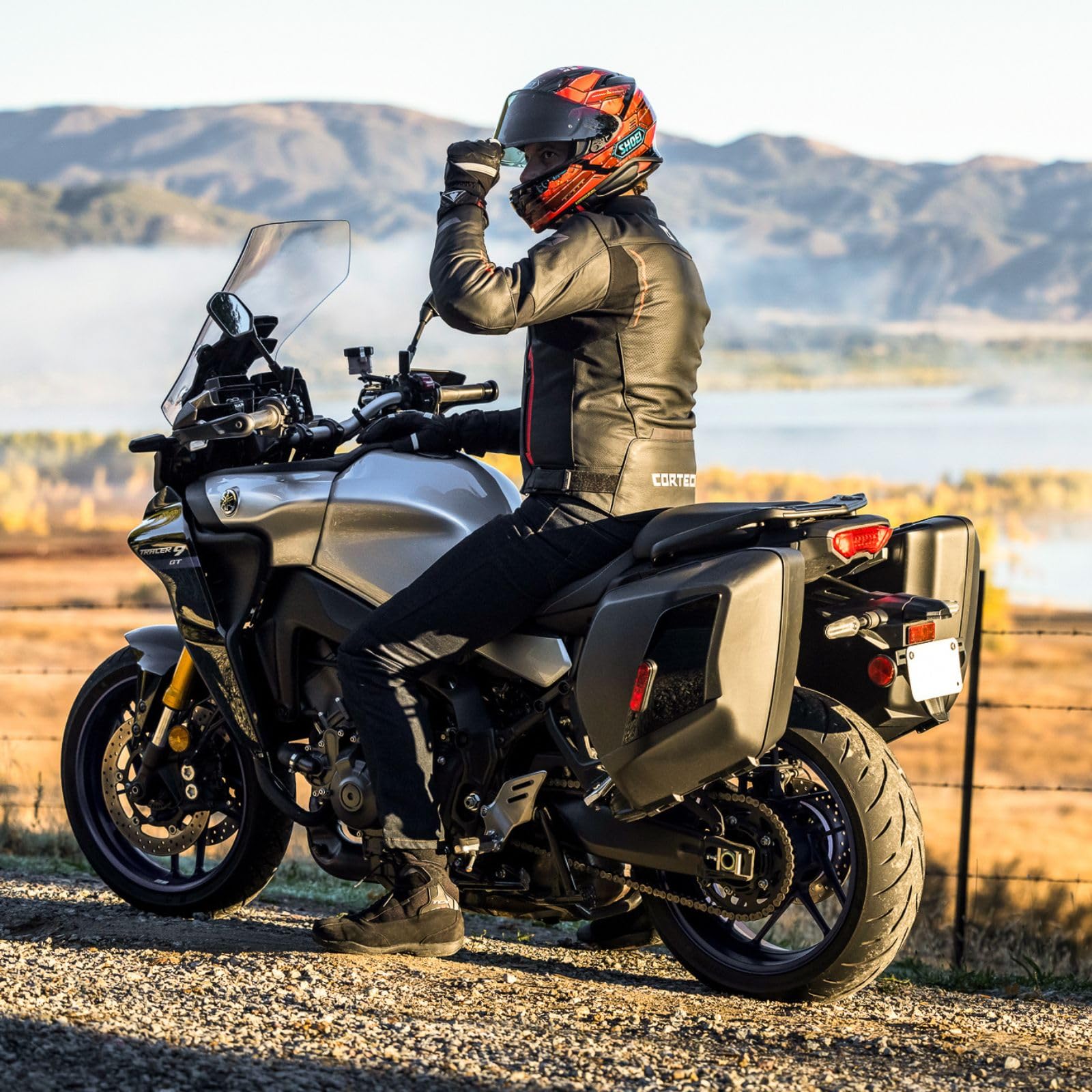 cortech Chicane Leather Motorcycle Jacket — view 7