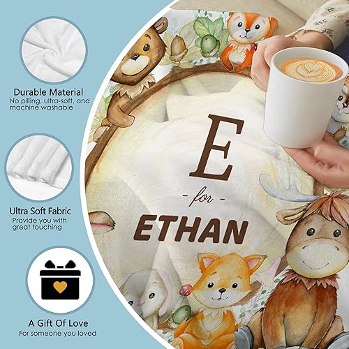 Miniatura 261 de Butterfly Custom Baby Blanket with Name Personalized Baby Blanket for Girl Boy Birthday Chirstmas Gift Customized Baby Receiving Blanket for Newborn