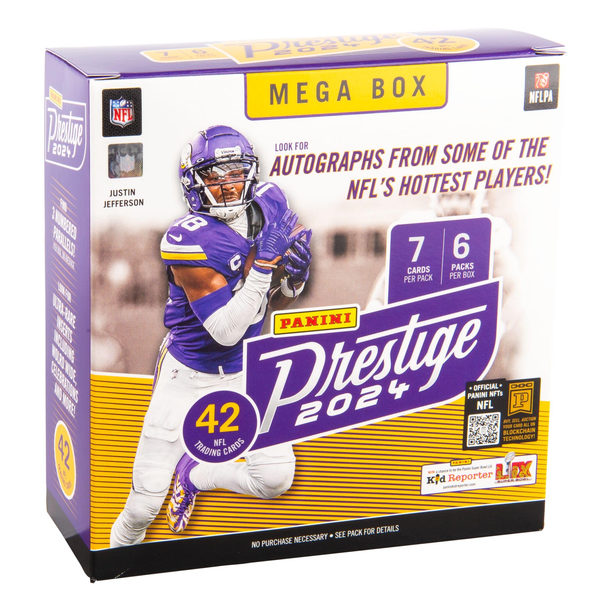Panini 2024 Prestige Football Trading Cards Mega Box