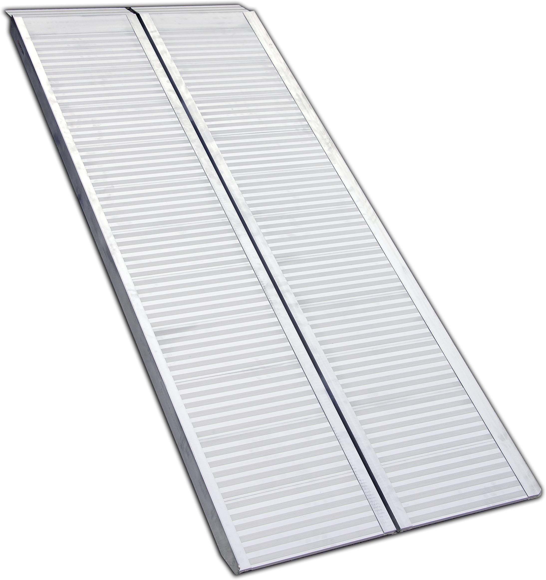 Erickson 07459 Center Folding Aluminum Ramp (1200 lb Rated, 72″ x 30″), 1 Pack