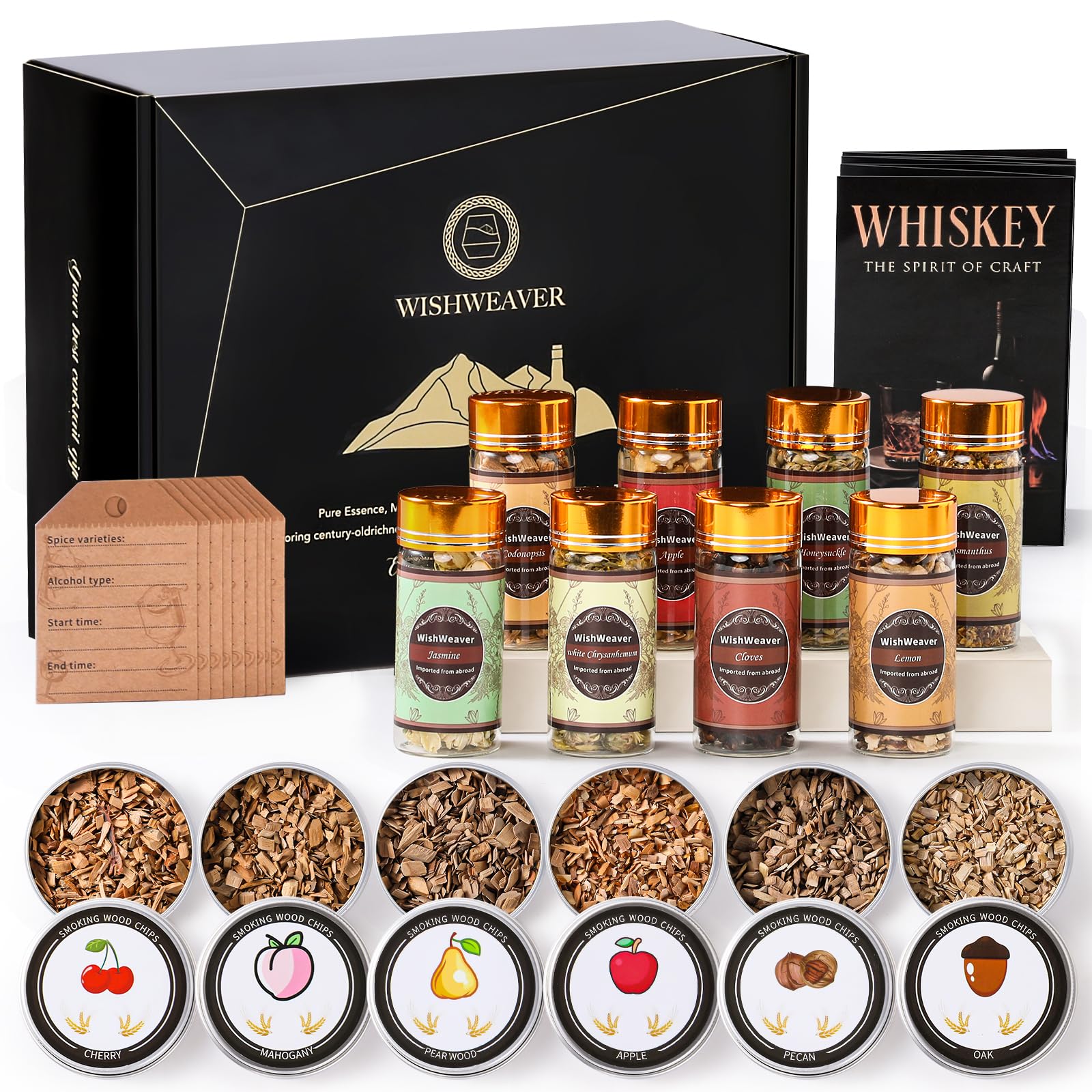 Amazon.com: Alcohol Infusion Kit,14 Natural Woodchips & Botanicals