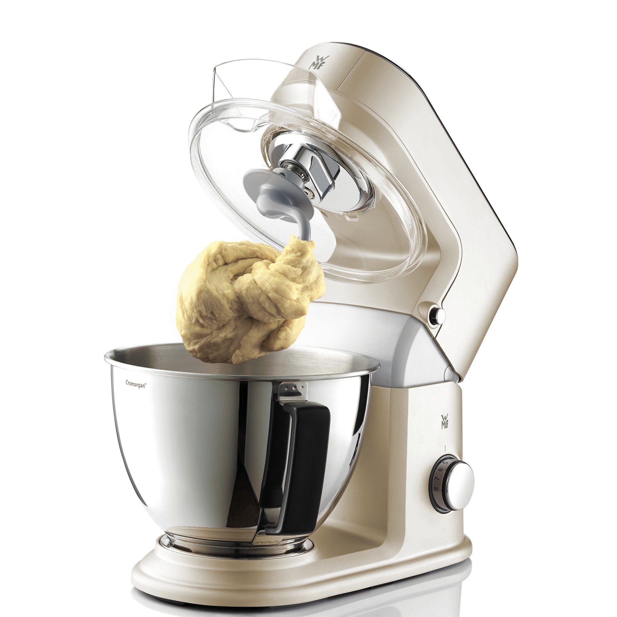 Robot De Cuisine WMF Profi Plus - 1000 W, Bol 5 L, Bol Verre 0,8 L - 8 Vitesses, Agitateur Planétaire - Pour Pâtes, Gâteaux, Smoothies - 8