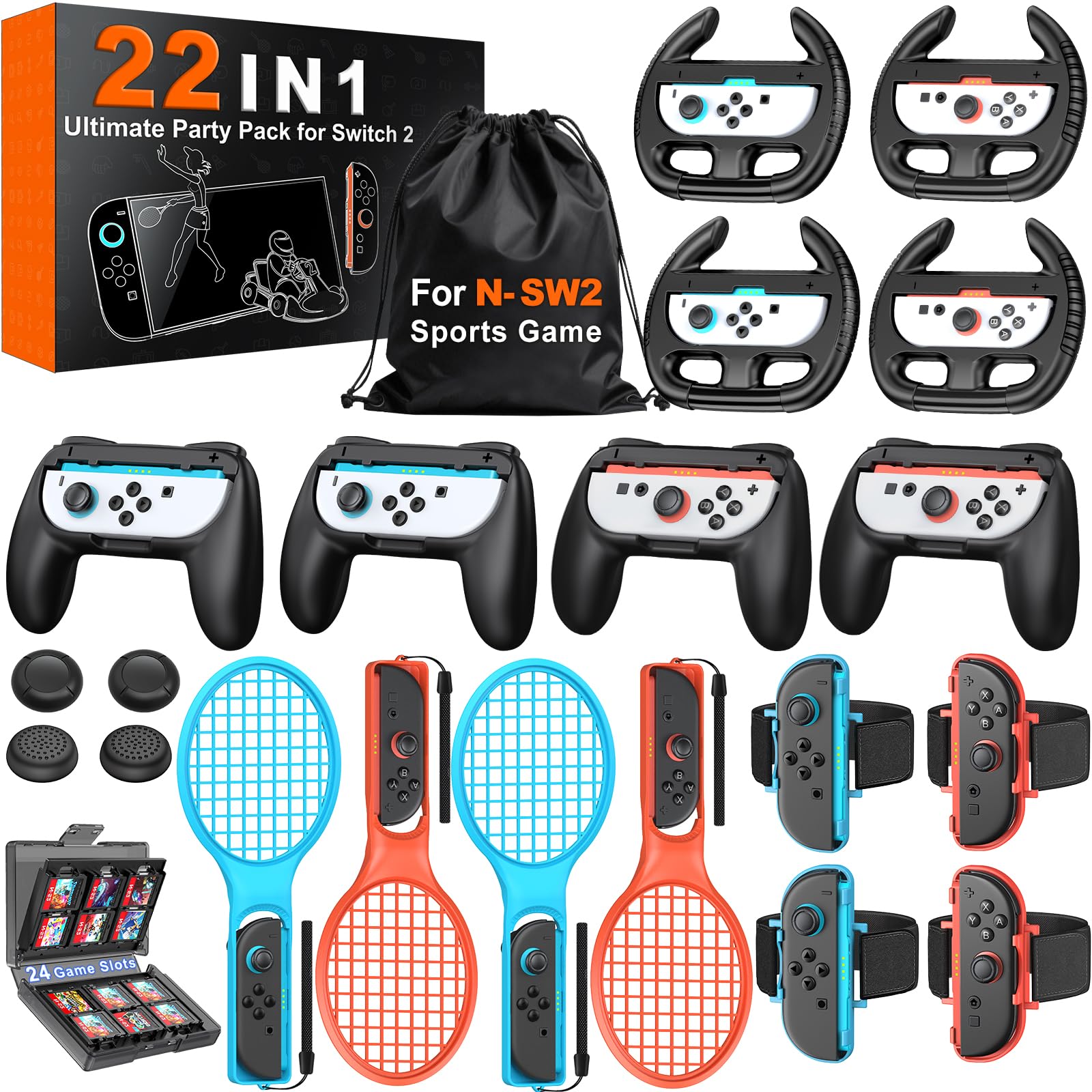 Amazon.co.jp: 【22 in 1セット】2025年新登場！Switch2 Sports