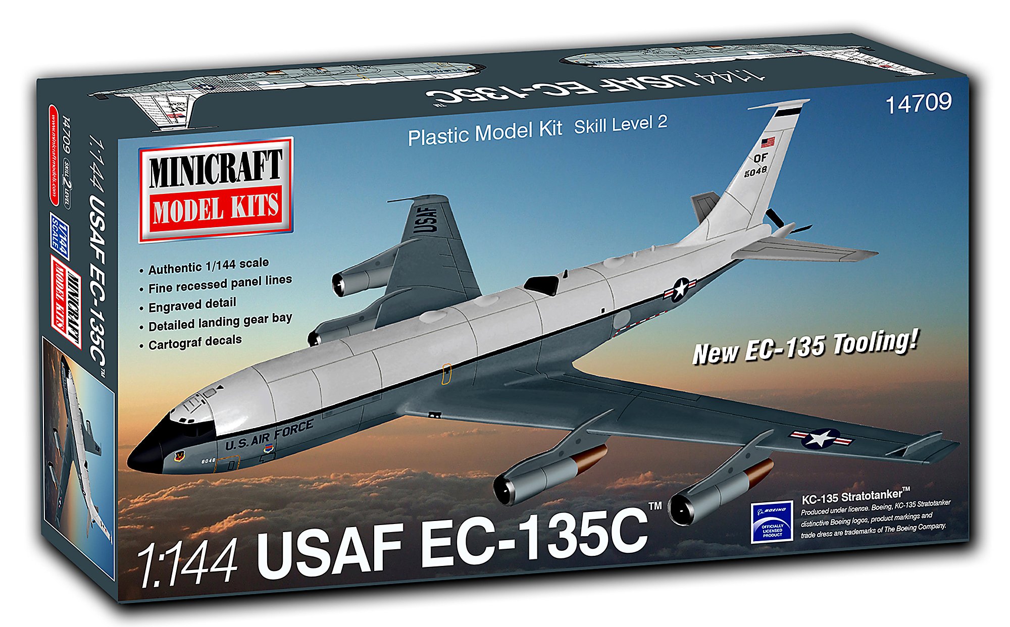 MinicraftEC-135C USAF Building Kit (69 Piece)