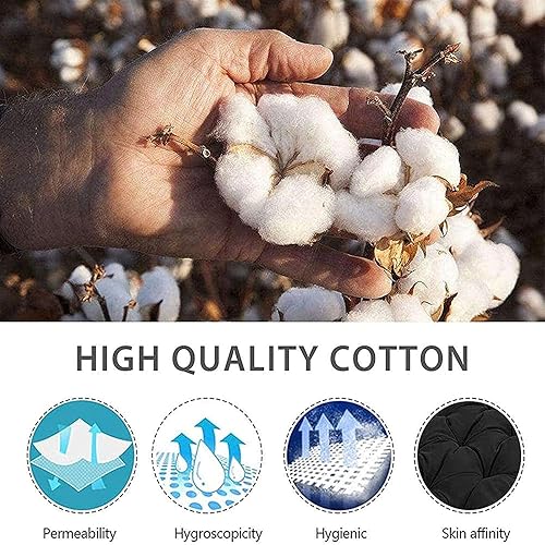 Miniatura 6 de vadmepiop Cojines de repuesto para columpio con respaldo, cojín de banco impermeable para muebles de exterior, cojines de repuesto para columpio de