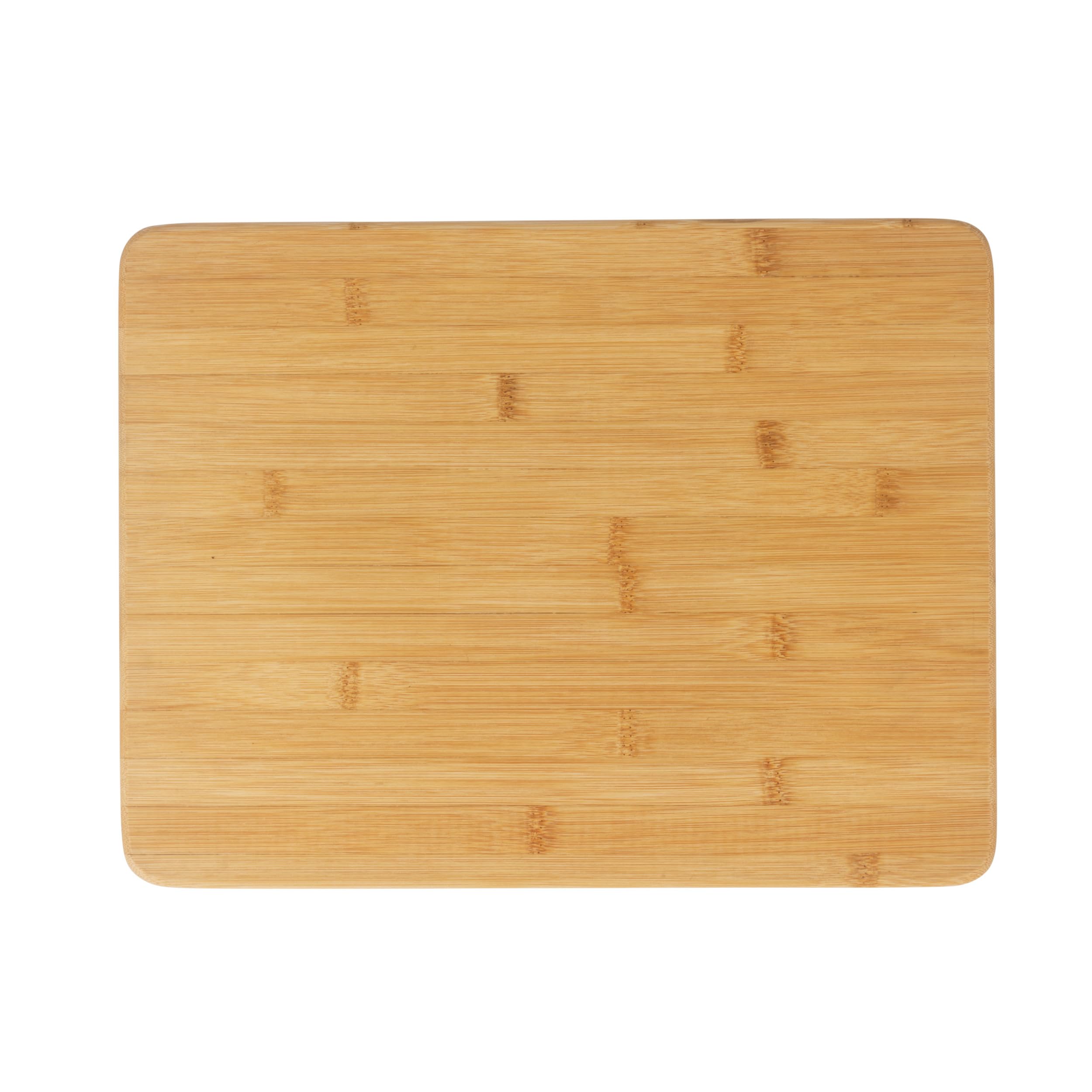 Russell Hobbs Element Wooden Chopping Board – FSC®-Certified Bamboo Cutting Board, Hand Groove for Easy Lifting, Butchers Block, Charcuterie Serving Tray, Protects Kitchen Worktops