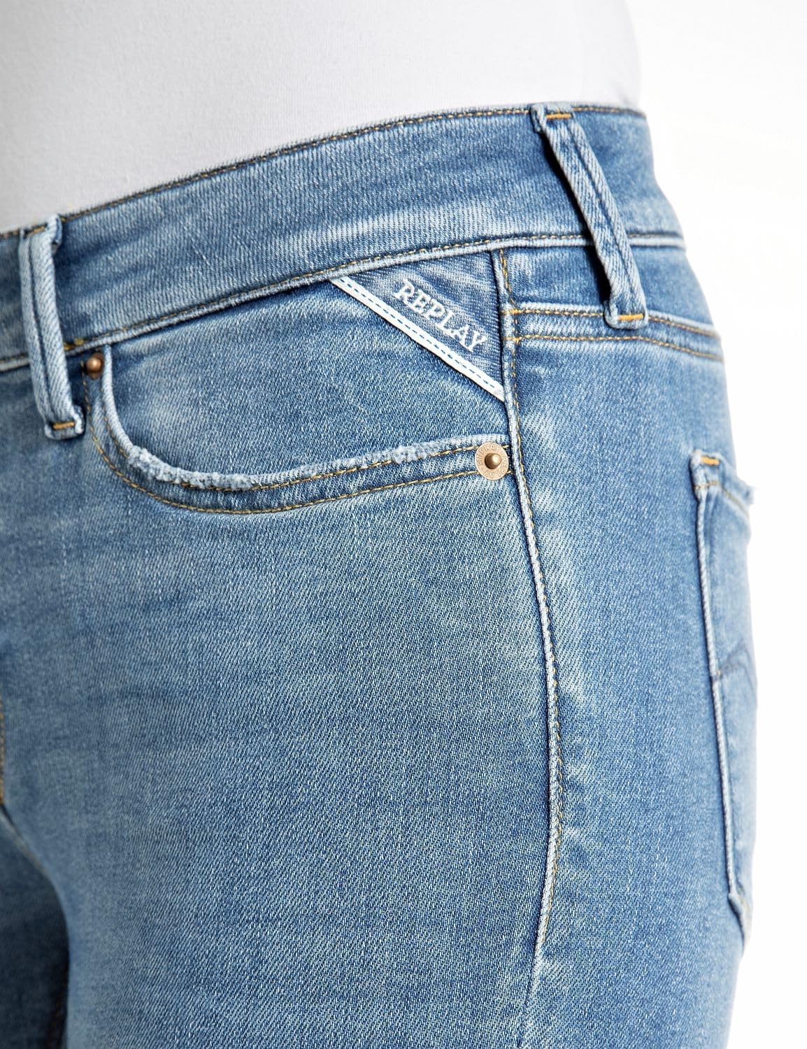 Replay Damen Jeans New Luz Skinny-Fit