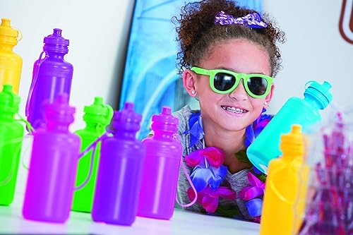 Miniatura 4 de Neón botellas de agua deportivas (1 docena)