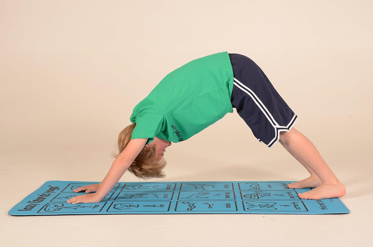 Kids Yoga Mat, Sky Blue