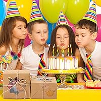 Vista 6 de Moretoes 50 cajas de panadería marrones de 4 x 4 x 2.5 pulgadas con ventana, cajas de galletas de papel kraft para pasteles, caja de pasteles