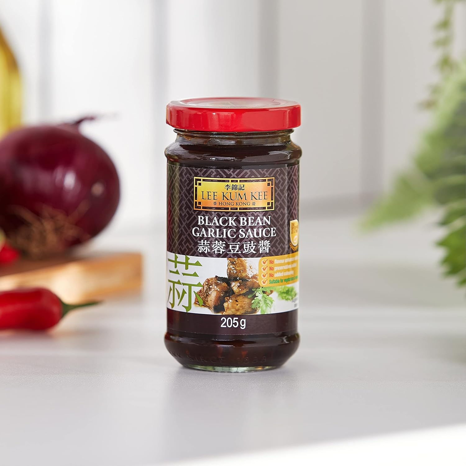 Lee Kum Kee Black Bean Garlic Sauce 205 g (Pack of 6)